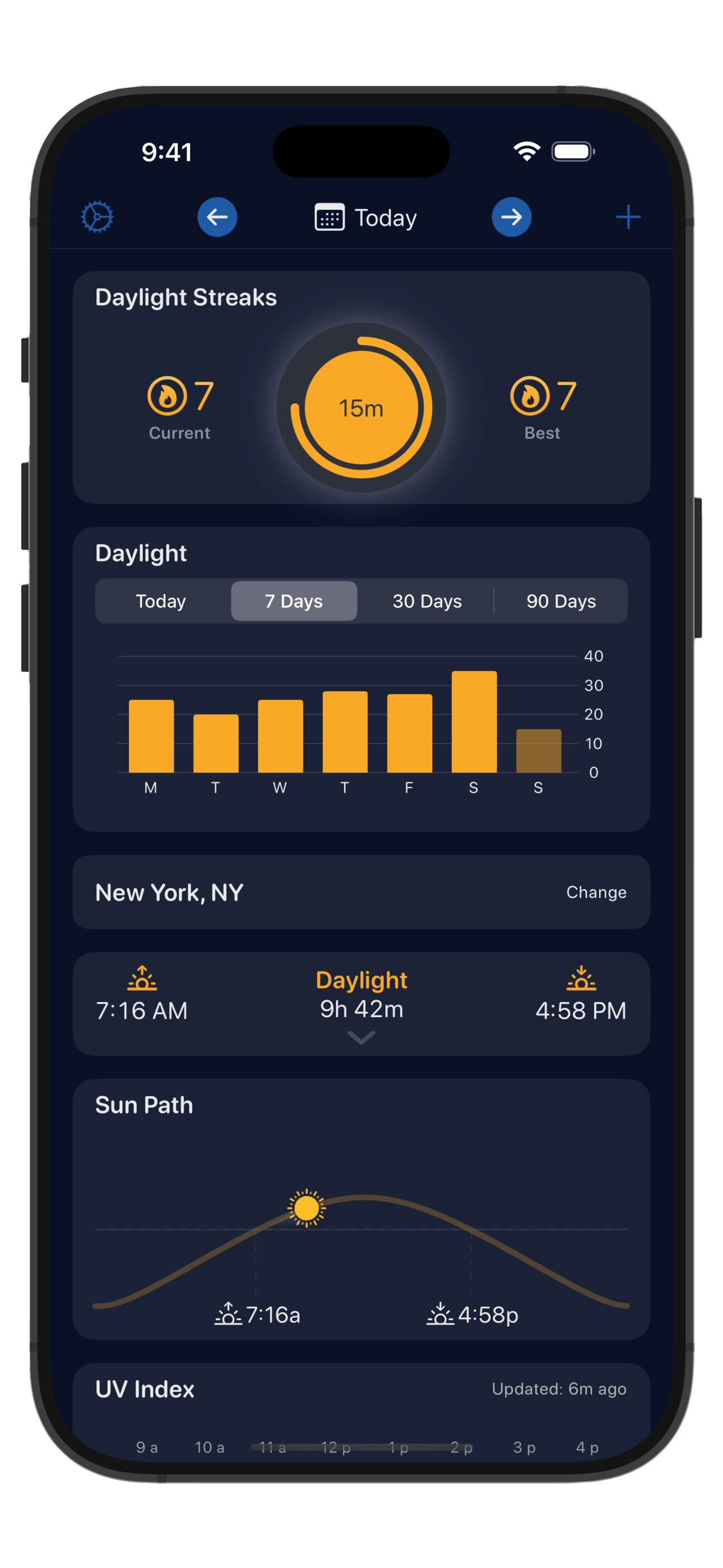 Daylight Goals App